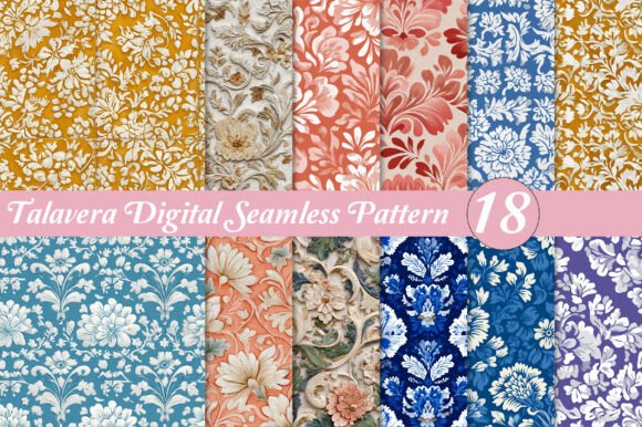 Download Talavera Digital Seamless Pattern - Premium Resources