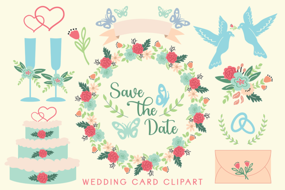 Download Wedding Card Clipart Free - Art Collection